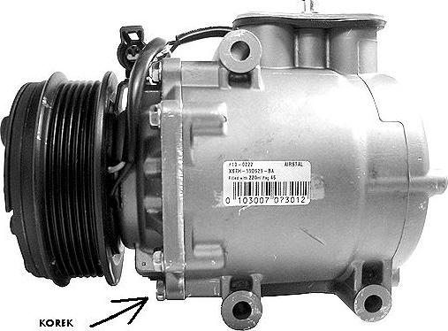Airstal 10-0222 - Compresor, aire acondicionado parts5.com