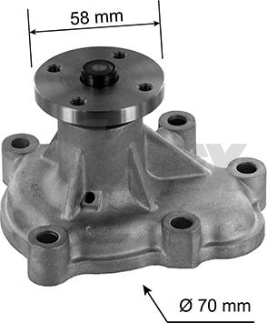 Airtex 1550 - Water Pump parts5.com