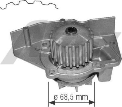 Airtex 1563 - Водяной насос parts5.com