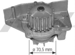 Airtex 1579 - Водяной насос parts5.com