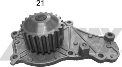 Airtex 1673 - Водяной насос parts5.com