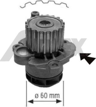 Airtex 1777 - Водяной насос parts5.com