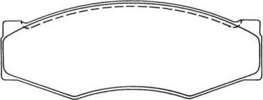 AISIN ASN-118 - Тормозные колодки, дисковые, комплект parts5.com