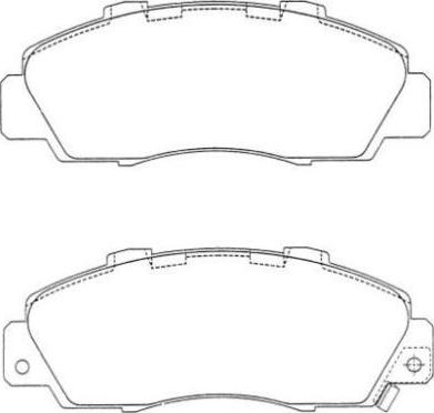 AISIN ASN-187 - Тормозные колодки, дисковые, комплект parts5.com