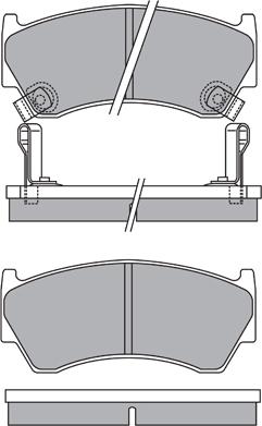 AISIN ASN-2176 - Тормозные колодки, дисковые, комплект parts5.com