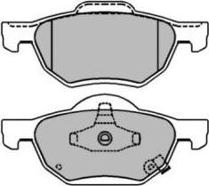 AISIN ASN-2234 - Тормозные колодки, дисковые, комплект parts5.com