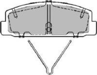 AISIN ASN-2229 - Тормозные колодки, дисковые, комплект parts5.com