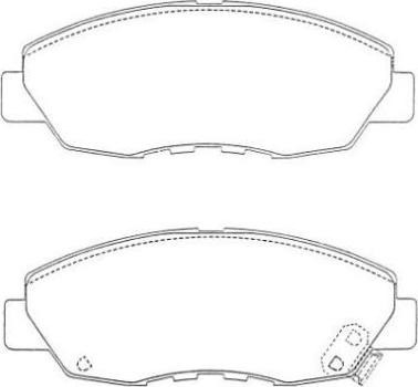 AISIN ASN-271 - Тормозные колодки, дисковые, комплект parts5.com