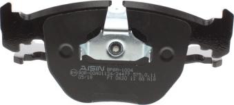 AISIN BPBM-1004 - Тормозные колодки, дисковые, комплект parts5.com