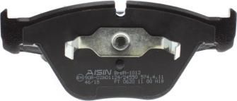 AISIN BPBM-1012 - Тормозные колодки, дисковые, комплект parts5.com