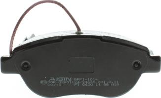 AISIN BPFI-1014 - Тормозные колодки, дисковые, комплект parts5.com