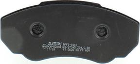 AISIN BPFI-1010 - Тормозные колодки, дисковые, комплект parts5.com