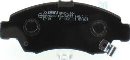 AISIN BPHO-1904 - Тормозные колодки, дисковые, комплект parts5.com