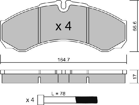 AISIN BPIV-1002 - Тормозные колодки, дисковые, комплект parts5.com