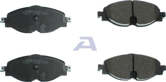 AISIN BPVW-1028 - Тормозные колодки, дисковые, комплект parts5.com