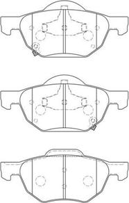 AISIN C1N083 - Тормозные колодки, дисковые, комплект parts5.com