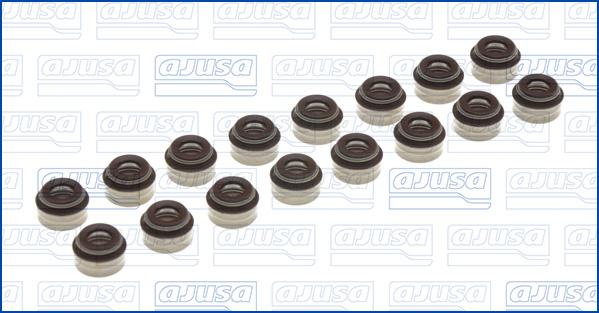 Ajusa 57048400 - Комплект прокладок, стержень клапана parts5.com