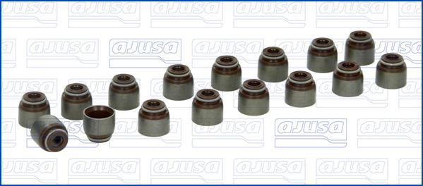 Ajusa 57024800 - Комплект прокладок, стержень клапана parts5.com