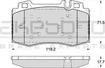 Mercedes-Benz A 004 420 08 20 41 - Тормозные колодки, дисковые, комплект parts5.com