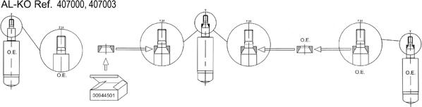 AL-KO 407003 - Амортизатор parts5.com