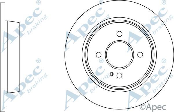 Blue Print ADG043202 - Тормозной диск parts5.com