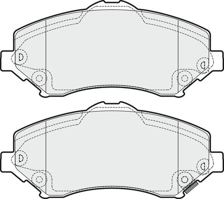 Valeo 302443 - Juego de pastillas de freno parts5.com