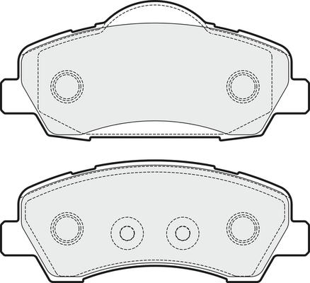 KRAFT AUTOMOTIVE 6005655 - Тормозные колодки, дисковые, комплект parts5.com