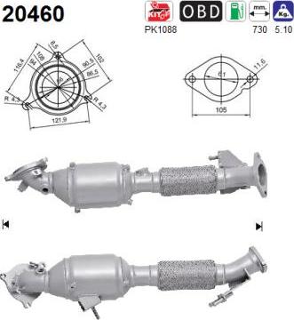 AS 20460 - Катализатор parts5.com