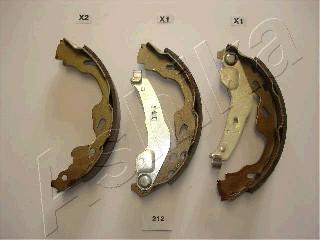 Ashika 55-02-212 - Brake Shoe Set parts5.com