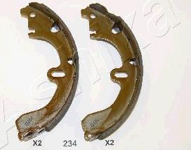 Ashika 55-02-234 - Brake Shoe Set parts5.com