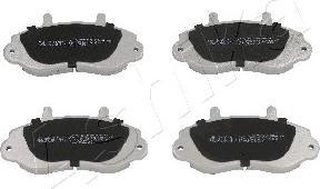 Ashika 50-00-0408 - Brake Pad Set, disc brake parts5.com