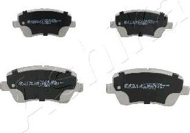 Ashika 50-00-013 - Brake Pad Set, disc brake parts5.com