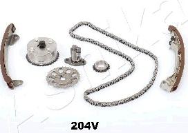 Ashika KCK204V - Комплект цепи привода распредвала parts5.com