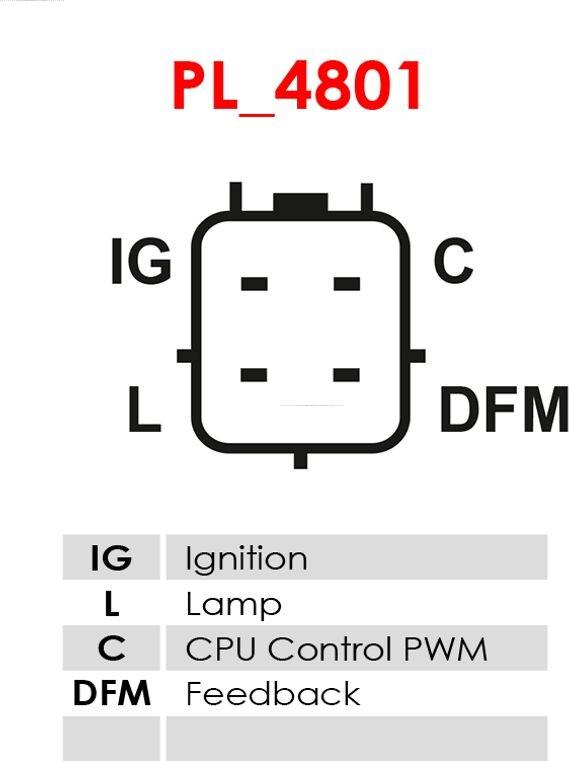 AS-PL ARE6049 - Regulador del alternador parts5.com