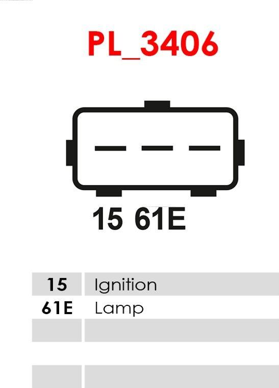 AS-PL ARE3038 - Регулятор напряжения, генератор parts5.com