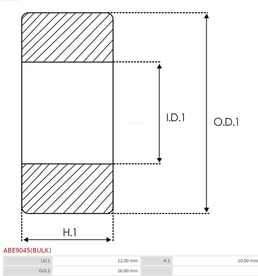 AS-PL ABE9045(BULK) - Подшипник parts5.com