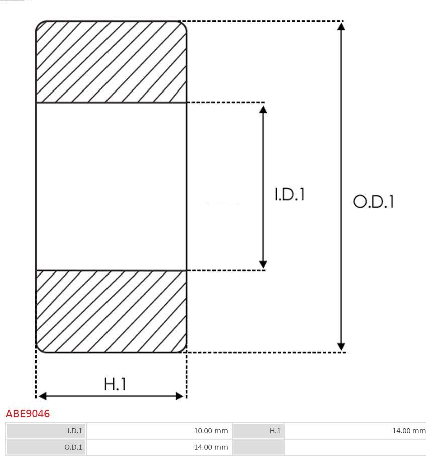 AS-PL ABE9046 - Подшипник parts5.com