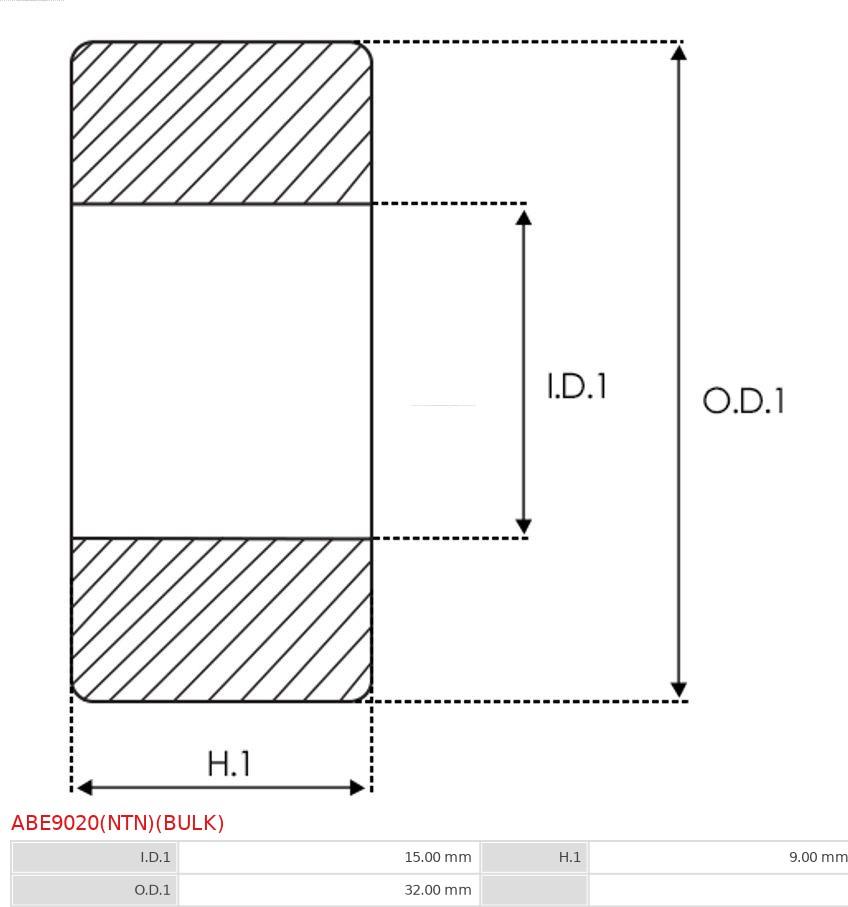 AS-PL ABE9020(NTN)(BULK) - Cojinete parts5.com