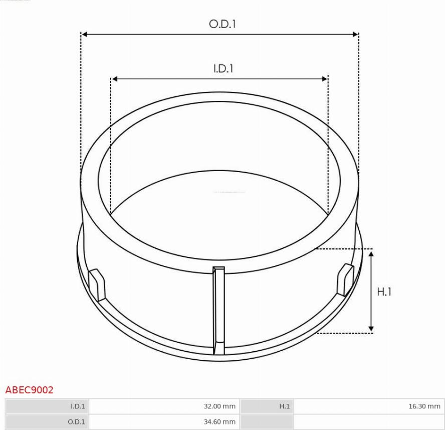 AS-PL ABEC9002 - Защитная крышка, генератор parts5.com