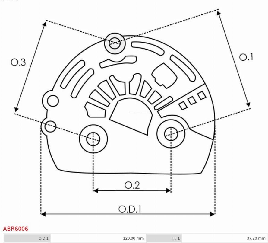 AS-PL ABR6006 - Защитная крышка, генератор parts5.com