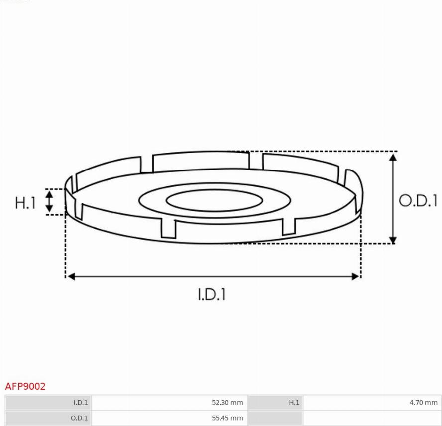 AS-PL AFP9002 - Шкив генератора, муфта parts5.com