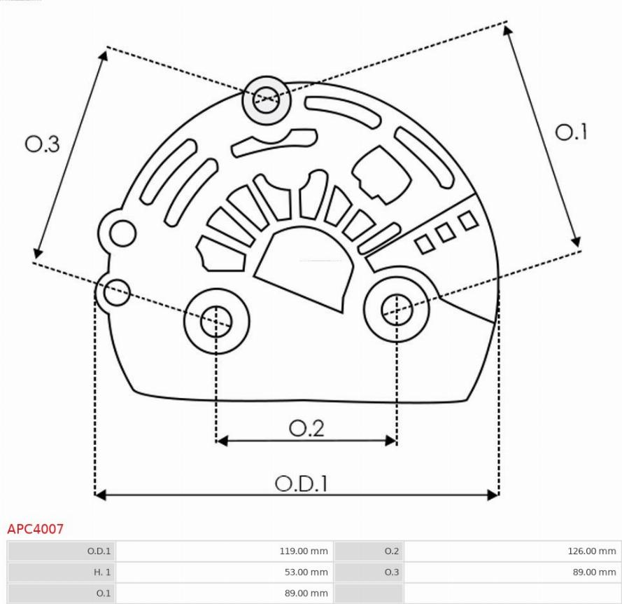 AS-PL APC4007 - Защитная крышка, генератор parts5.com