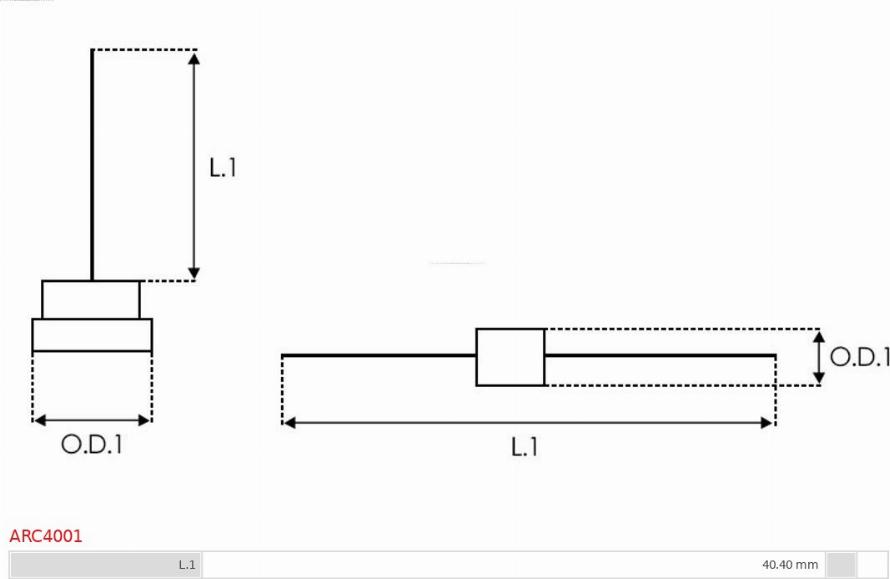 AS-PL ARC4001 - Rectifier, alternator parts5.com