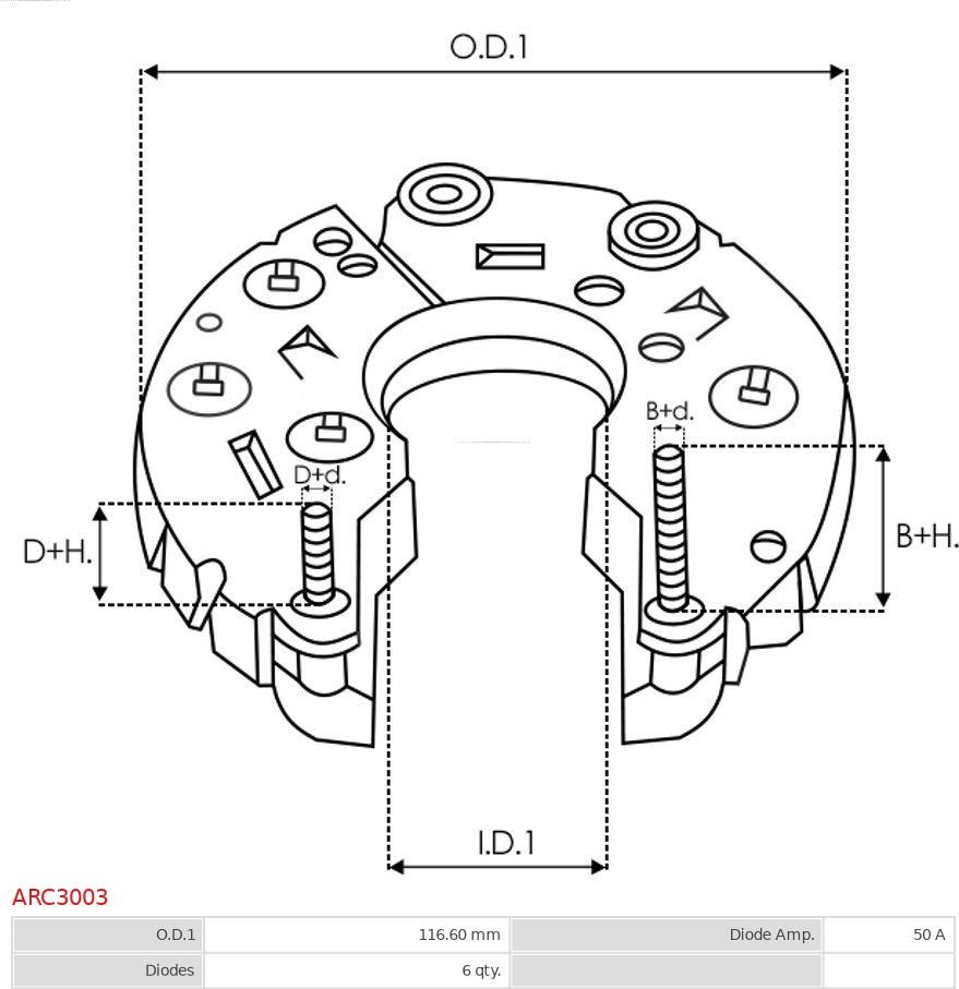 AS-PL ARC3003 - Выпрямитель, генератор parts5.com