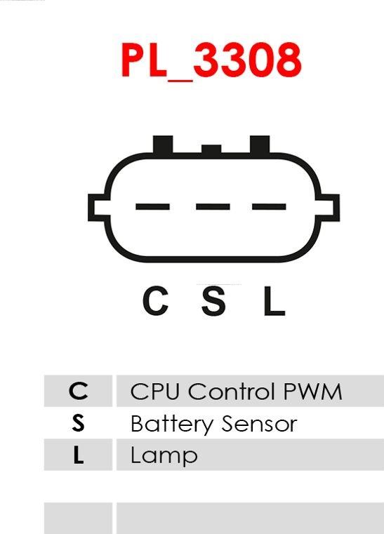 AS-PL ARE3212S - Регулятор напряжения, генератор parts5.com