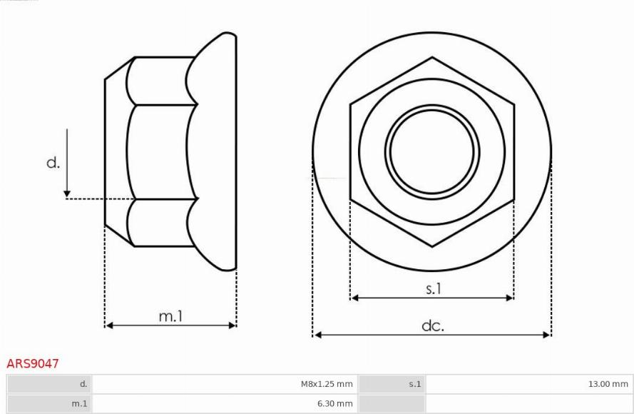 AS-PL ARS9047 - Kit de reparación, alternador parts5.com