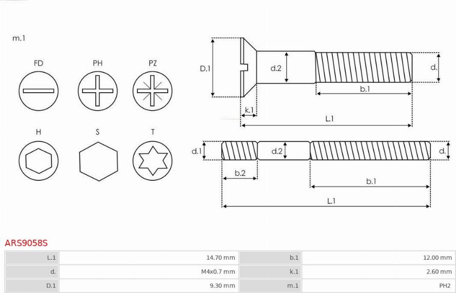 AS-PL ARS9058S - Kit de reparación, alternador parts5.com