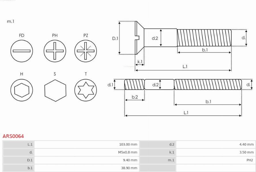 AS-PL ARS0064 - Kit de reparación, alternador parts5.com