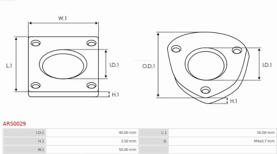 AS-PL ARS0029 - Kit de reparación, alternador parts5.com