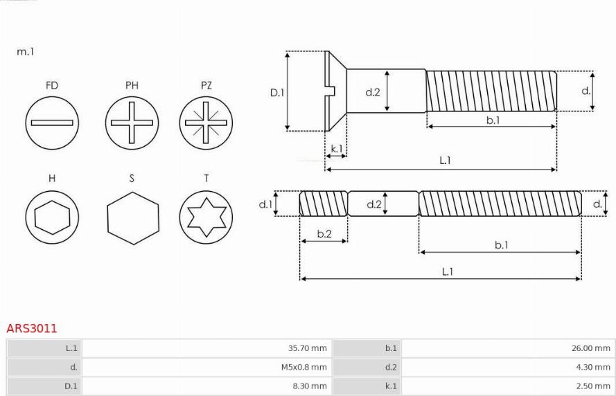 AS-PL ARS3011 - Kit de reparación, alternador parts5.com